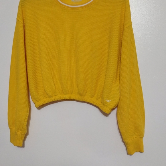 Hollister California Boyfriend T-shirt XS Yellow - Picture 6 of 14